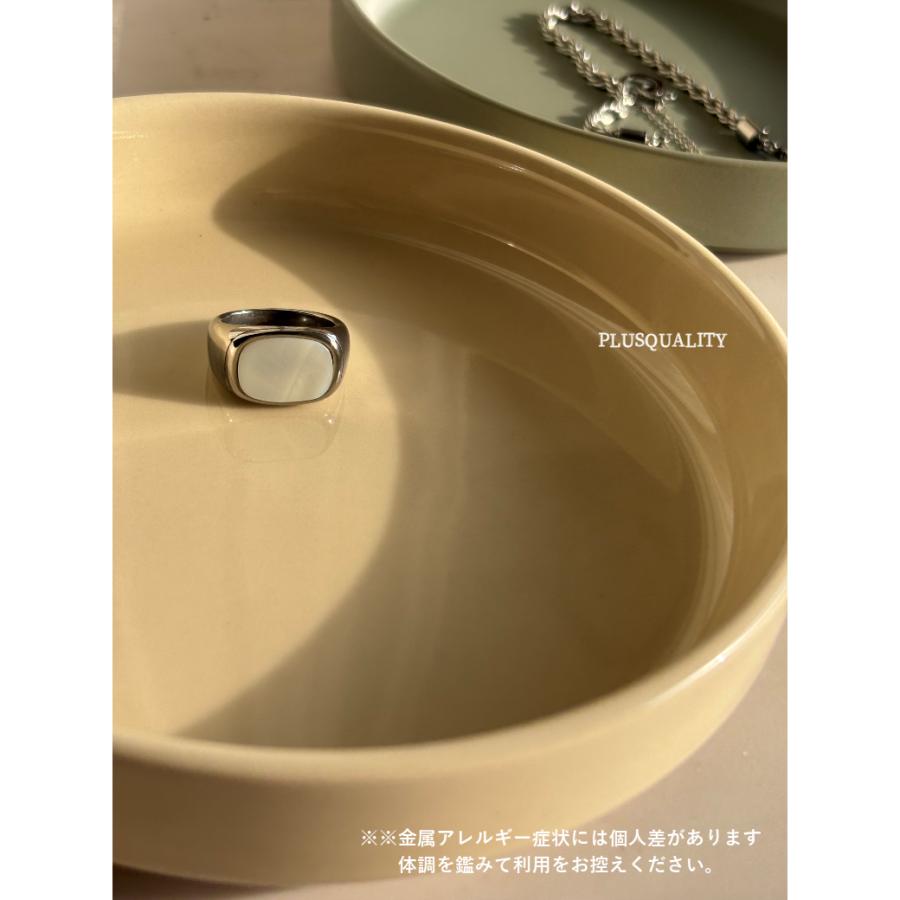 指輪 リング 太め 大きめ 大ぶり サージカルステンレス アレルギー対応 秋 冬 シェル レディース メンズ  ステンレス リング　爆買 | ブランド登録なし | 13