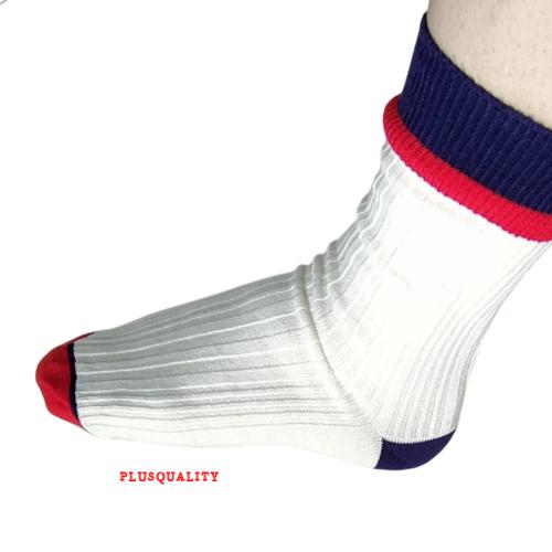 靴下 ソックス まとめ買い 新学期 春 冬 クルーソックス 3足セット レディース ライン  靴下  白 綿 | ブランド登録なし | 08