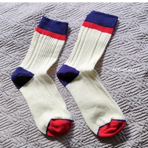 靴下 ソックス まとめ買い 新学期 春 冬 クルーソックス 3足セット レディース ライン  靴下  白 綿 | ブランド登録なし | 03