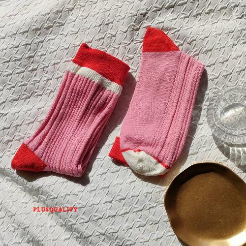 靴下 ソックス まとめ買い 新学期 春 冬 クルーソックス 3足セット レディース ライン  靴下  白 綿 | ブランド登録なし | 10