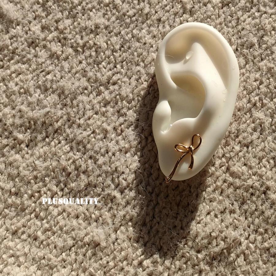 ピアス りぼん シンプル 上品 可愛い サージカルステンレス 金属アレルギー対応 大人 リボン レディース 夏 18金 ステンレス ピアス　爆買 | ブランド登録なし | 06