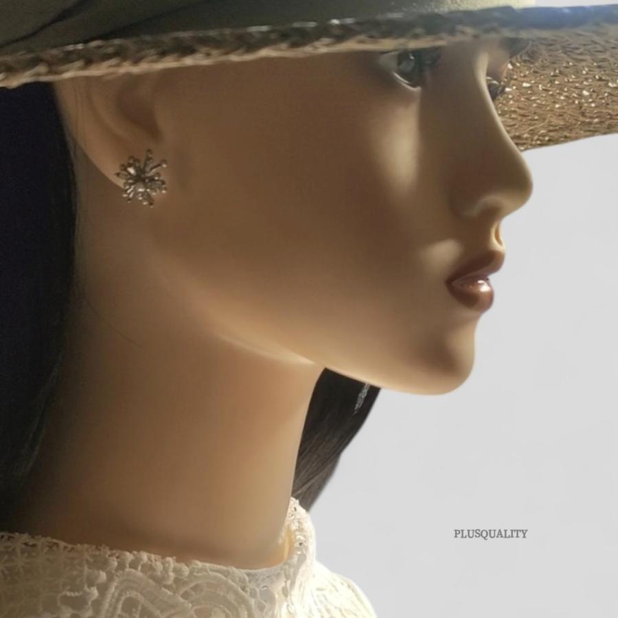 金属アレルギー対応 ピアス サージカルステンレス 華やか 大ぶり 高見え パーティ 結婚式 お呼ばれ 上品 花 18金 K18 誕生日 冬 春 | ブランド登録なし | 13