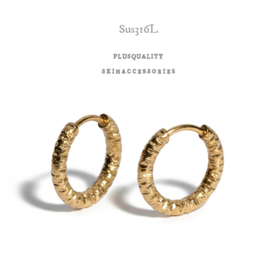 フープピアス 金属アレルギー対応 サジカルステンレス シンプル つけっぱなし ステンレス ピアス 爆買 | ブランド登録なし