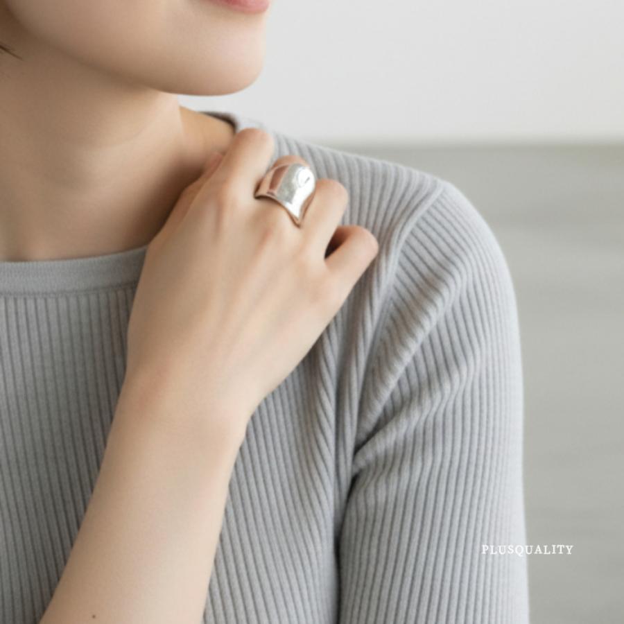 リング 指輪 ステンレス 大 太 ごつめ 幅広 サージカル アレルギー対応 レディース シルバー 地金 春 夏 シンプル 17 15 13 爆買 | ブランド登録なし | 07