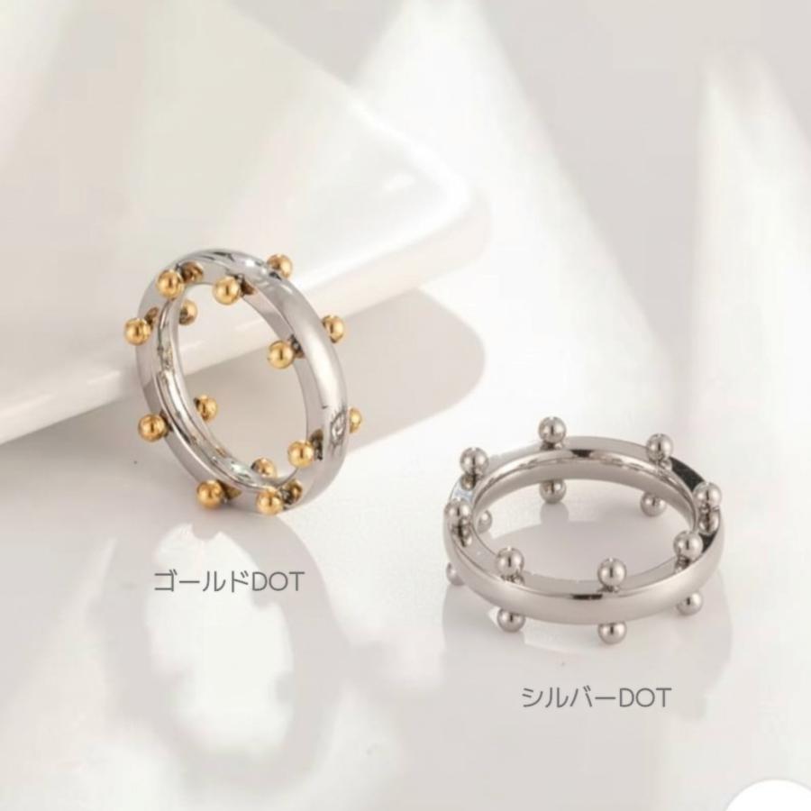 指輪 リング レディース サージカルステンレス 金属アレルギー 錆びない 人差し指 中指 太め 大き 18k 地金  爆買 | ブランド登録なし | 12
