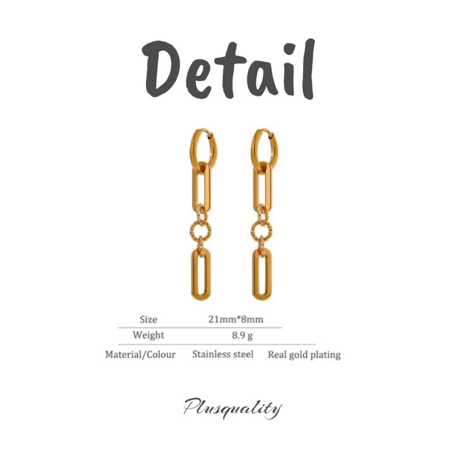 ピアス ロング 長め チェーン 揺れる ステンレス アレルギー対応 レディース 秋 50 40 大ぶり 大人 ピアス 金属アレルギー対応 | ブランド登録なし | 14