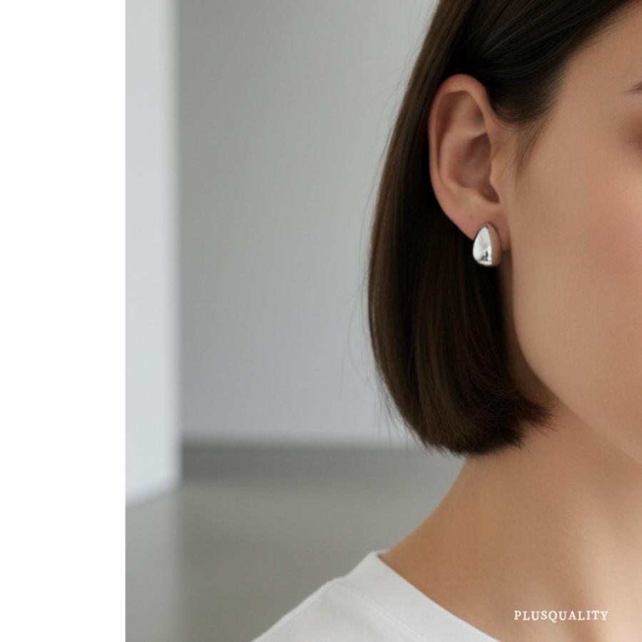 ピアス アレルギー対応 サージカルステンレス つけっぱなし 18金 シンプル ピアス 冠婚葬祭 卒園 卒業 入学 上品 レディース | ブランド登録なし | 05