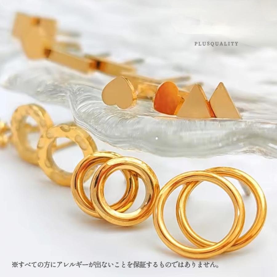ピアス セカンドピアス 小さい つけっぱなし 金属アレルギー対応 レディース サージカルステンレス 316L 両耳用 シンプル 爆買 | ブランド登録なし | 08