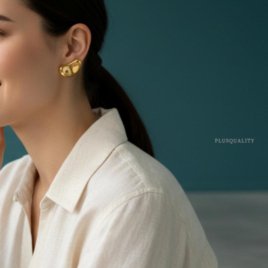 サージカルステンレス ピアス アレルギー対応 ステンレス シンプル 金属 冬 春 大人  レディース | ブランド登録なし | 04