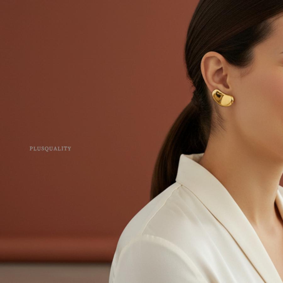 サージカルステンレス ピアス アレルギー対応 ステンレス シンプル 金属 冬 春 大人  レディース | ブランド登録なし | 09