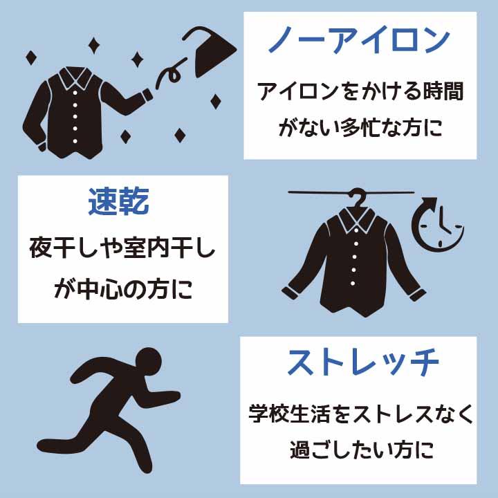 【ノーアイロン】 カンコー学生服 長袖シャツ 男子 長袖 カンコー スクールシャツ ニットシャツ 中学生 高校生 制服 学生服 冬用 IN6310｜plusten｜06