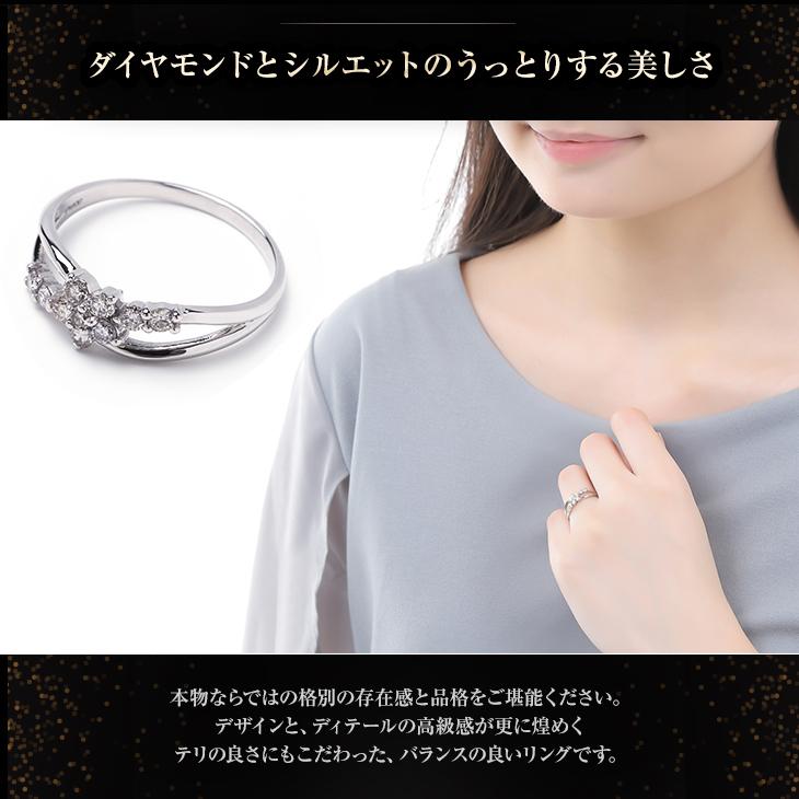 ダイヤモンド リング 指輪 レディース スイートテン 0.3ct 鑑別書 プラチナ PT900 10周年 記念日 ジュエリー プレゼント 女性 爆買の画像