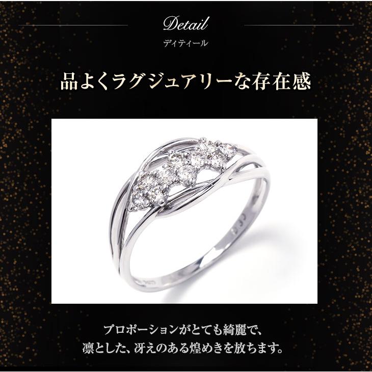 指輪 レディース リング ダイヤモンドリング スイートテン ダイヤ 鑑別書 0.3ct プラチナ pt900  10周年 記念日 ジュエリー 爆買の画像