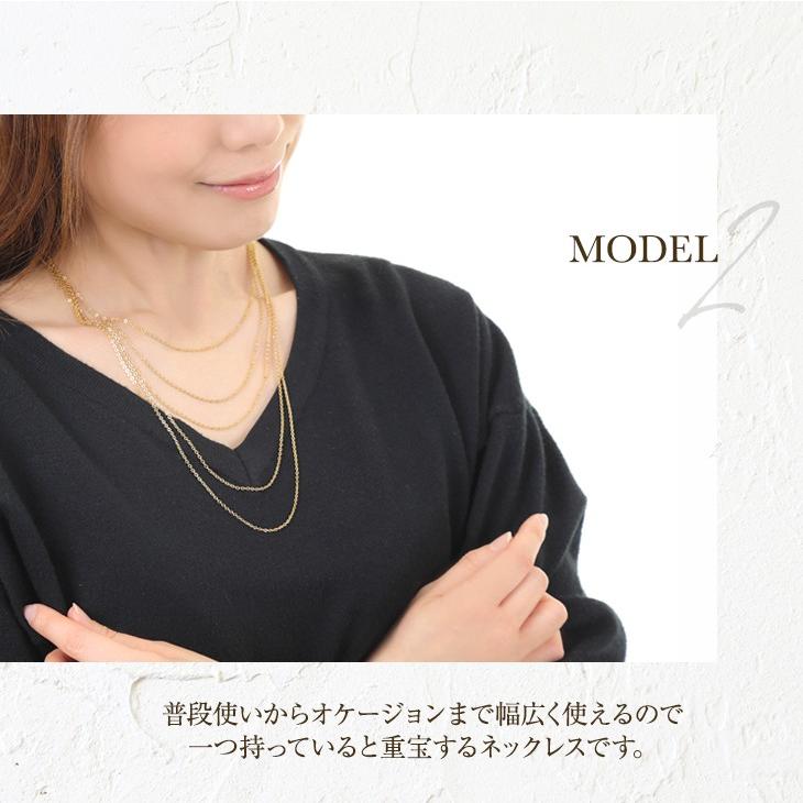 ANNE MICHELLE 9カラットゴールドフォーリングスターネックレス TWO UNIVERSE DIAMOND NECKLACE(1ZN1022)Pt950/K18 ネックレス