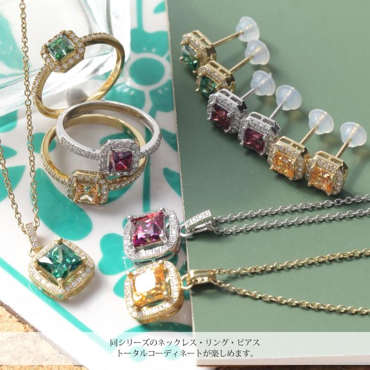 ジュエリースタジオ プラスター ネックレス リング ジルコニア