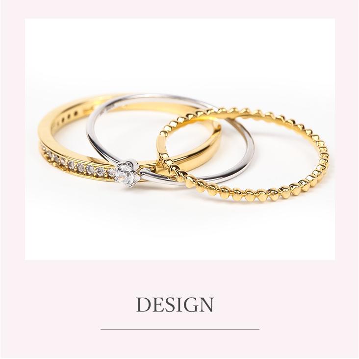 キュービックジルコニア 指輪 レディース 3本セット 重ね付け リング シンプル ブランド H C 金属アレルギー 40代 50代 誕生日 プレゼント 女性 ギフト Njhb ジュエリースタジオ プラスター 通販 Yahoo ショッピング