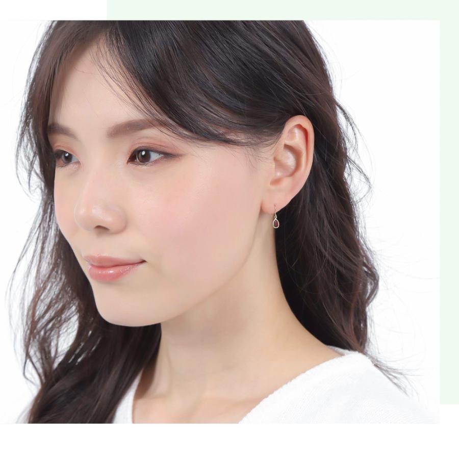30%OFF ピアス レディース 10k k10 誕生石 4月 ダイヤモンド 天然石 カラーストーン しずく アメジスト アレルギー対応  シンプル 揺れる ギフト 爆買 | ジュエリースタジオ プラスター | 12