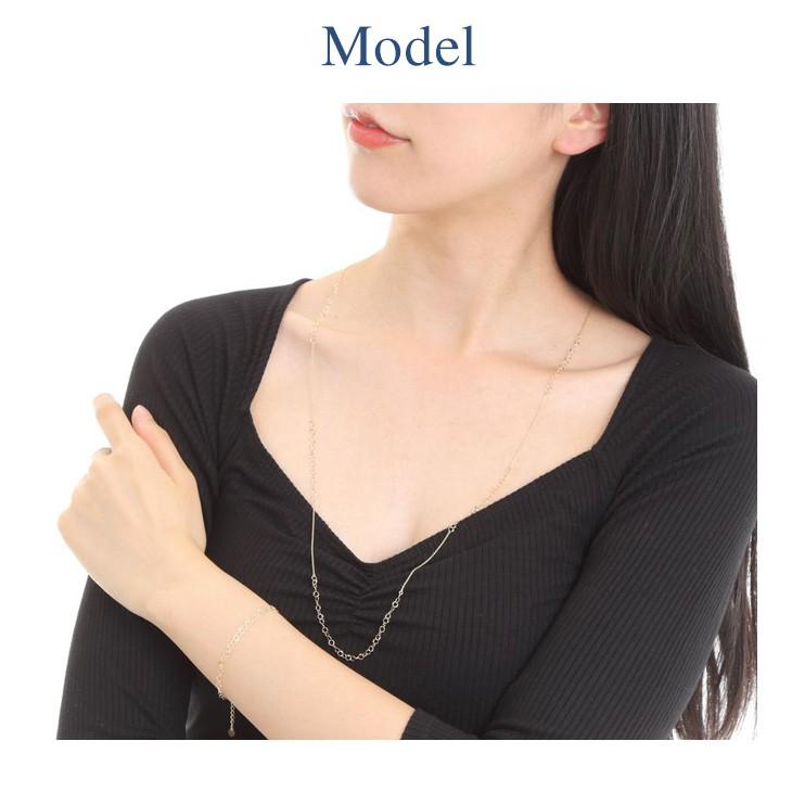 30%OFF ネックレス レディース ロングネックレス チェーン ロング K10 ゴールド 10K アレルギー対応 80cm 母の日 女性_6