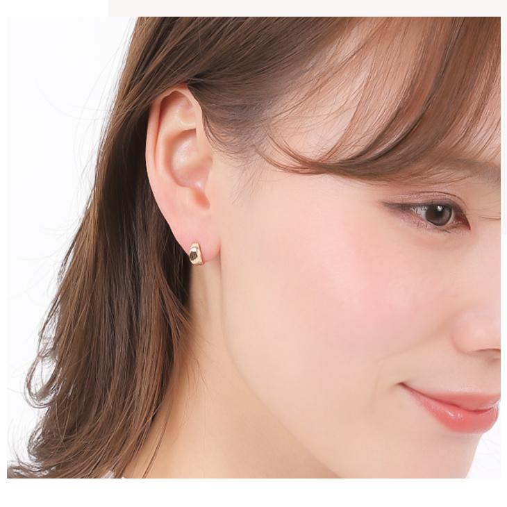 ピアス レディース メンズ フープ リング 小さめ ニッケルフリー シンプル 金属アレルギー対応 フープピアス ワンタッチ 両耳  ホワイトデー 女性 | ジュエリースタジオ プラスター | 13