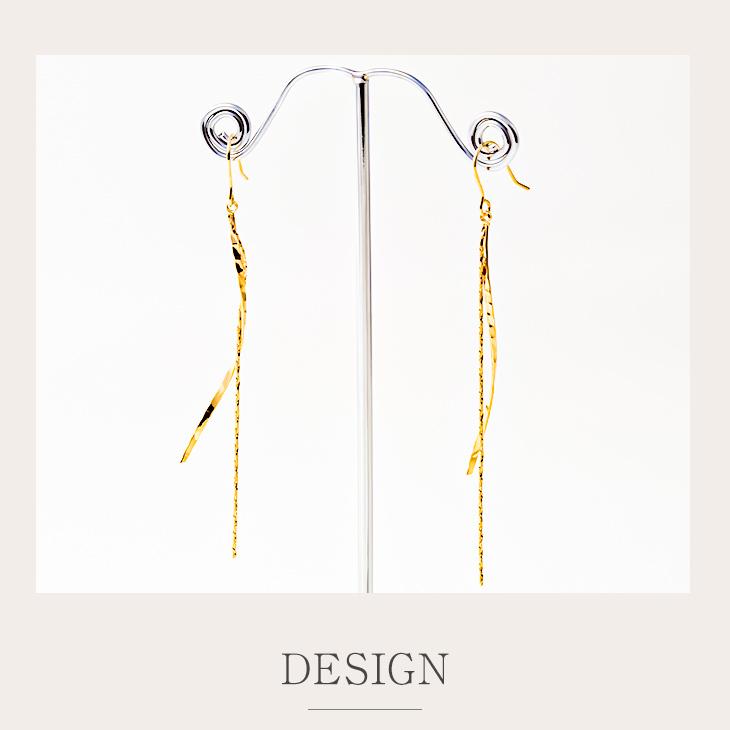 30%OFF ピアス レディース アレルギー対応 フック フックピアス チェーン ロングピアス アメリカン アレルギー対応対応 18k  ギフト 女性 爆買 | ジュエリースタジオ プラスター | 06
