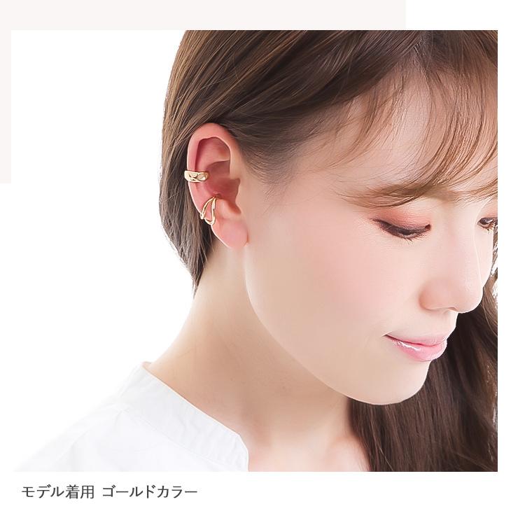 イヤーカフ レディース メンズ 3点セット アレルギー対応 イヤカフ イヤーカフス 付け方 片耳 両耳 イヤリング 18金 ホワイトデー 女性 | ジュエリースタジオ プラスター | 14