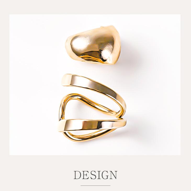 30%OFF イヤーカフ レディース メンズ 2点セット アレルギー対応 イヤカフ イヤーカフス 付け方 片耳 両耳 イヤリン 18金 ホワイトデー 女性 | ジュエリースタジオ プラスター | 09