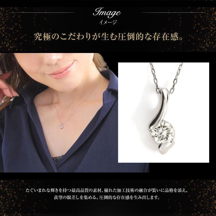 ダイヤモンド ネックレス レディース プラチナ ペンダント 一粒ダイヤ PT900 しずく 鑑定書 アレルギー対応 シンプル   女性 爆買の画像