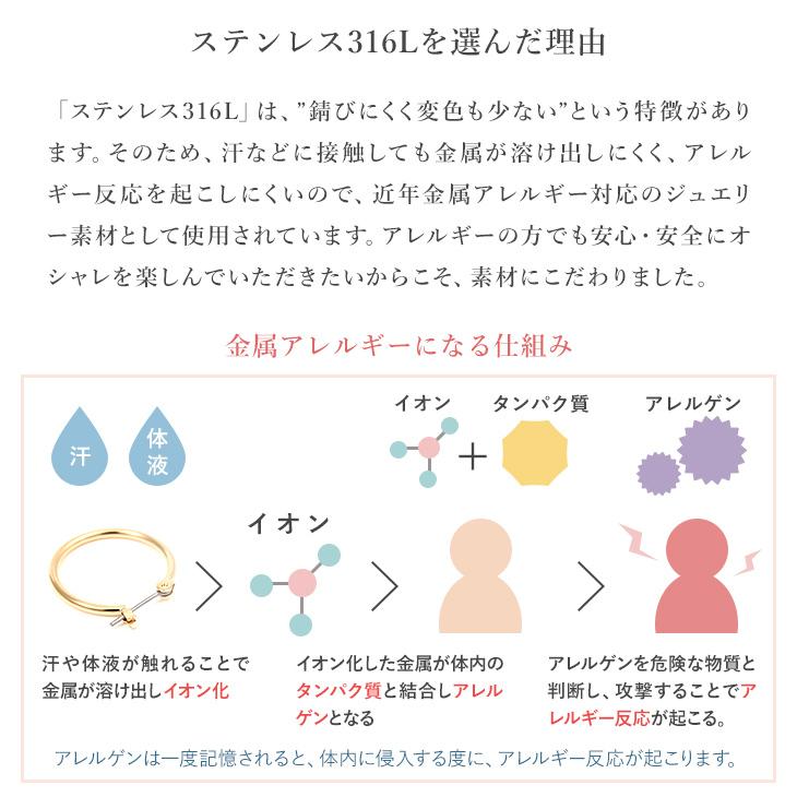 ネックレス チェーン ステンレス316L サージカルステンレス 医療用 重ね付け レディース メンズ 40cm 50cm 60cm 結婚式 プレゼント 女性 母の日｜pluster｜10