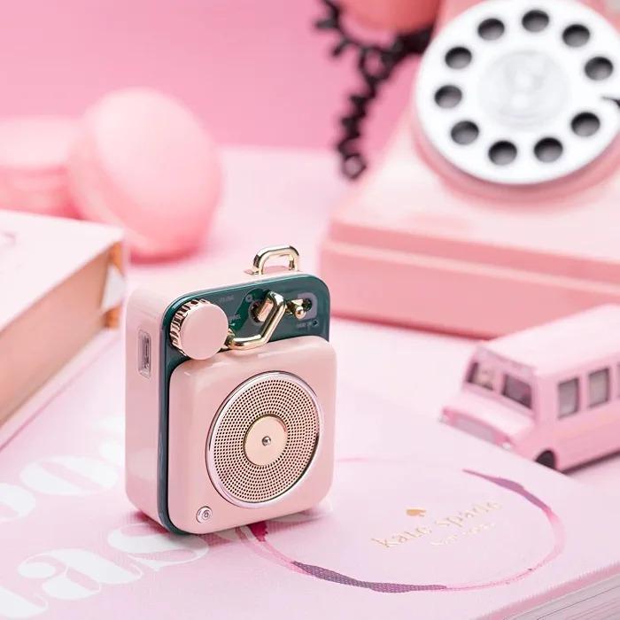 ミューゼン ボタン button サクラピンク Bluetoothスピーカー