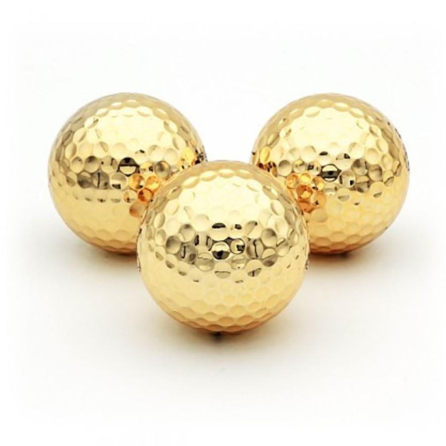 ベルティーニ ゴルフボール 24k ゴールド 3個セット 1スリーブ 24金