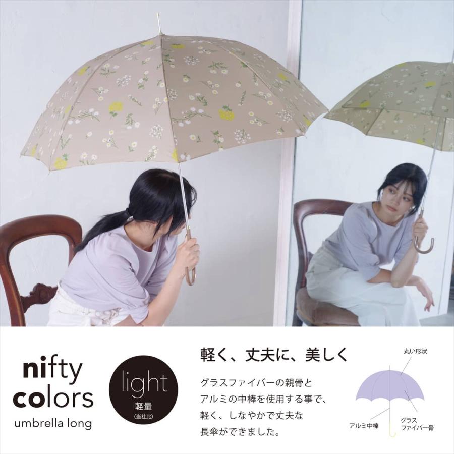 nifty colors（ニフティカラーズ） さくらんぼ レッド 1627RD 傘 雨傘