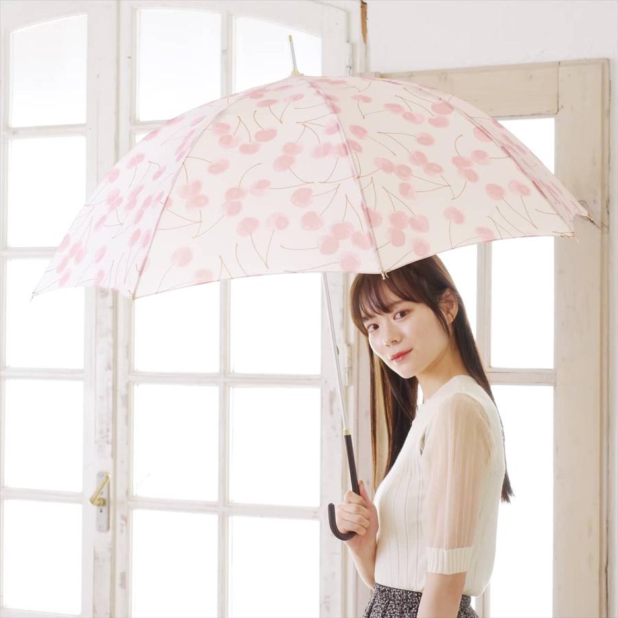nifty colors（ニフティカラーズ） さくらんぼ ピンク 1627PK 傘 雨傘