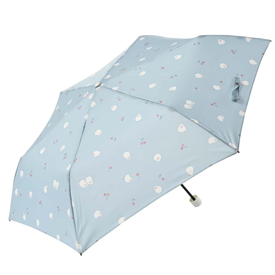 chesty 傘 メンズ晴雨兼用傘】一級遮光-ペイズリー-58cm折りたたみ-ブラック