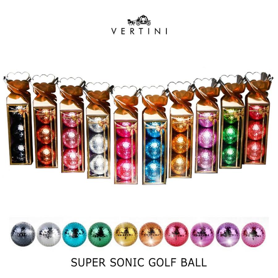 ベルティーニ スーパーソニック ゴルフボール 3個セット 1スリーブ