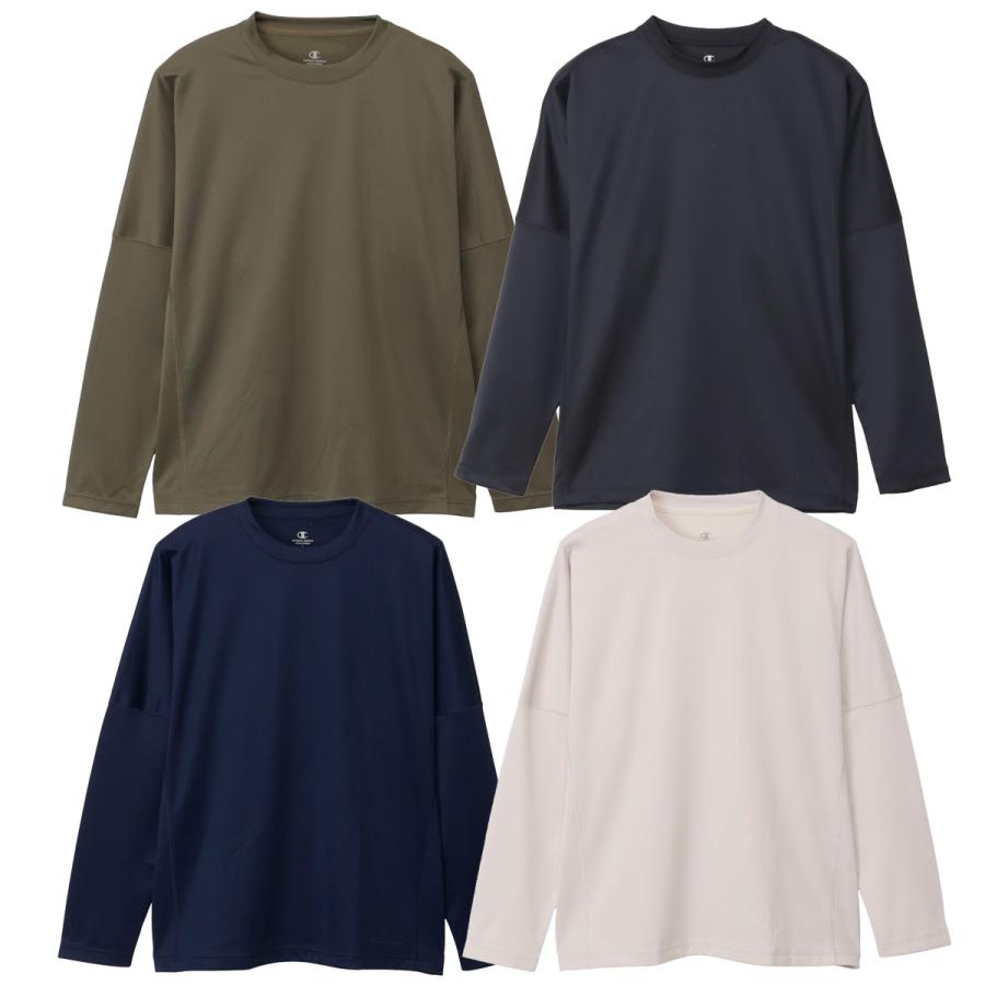 チャンピオン リカバリーウェア ロングスリーブ Tシャツ C3-CS490 血行