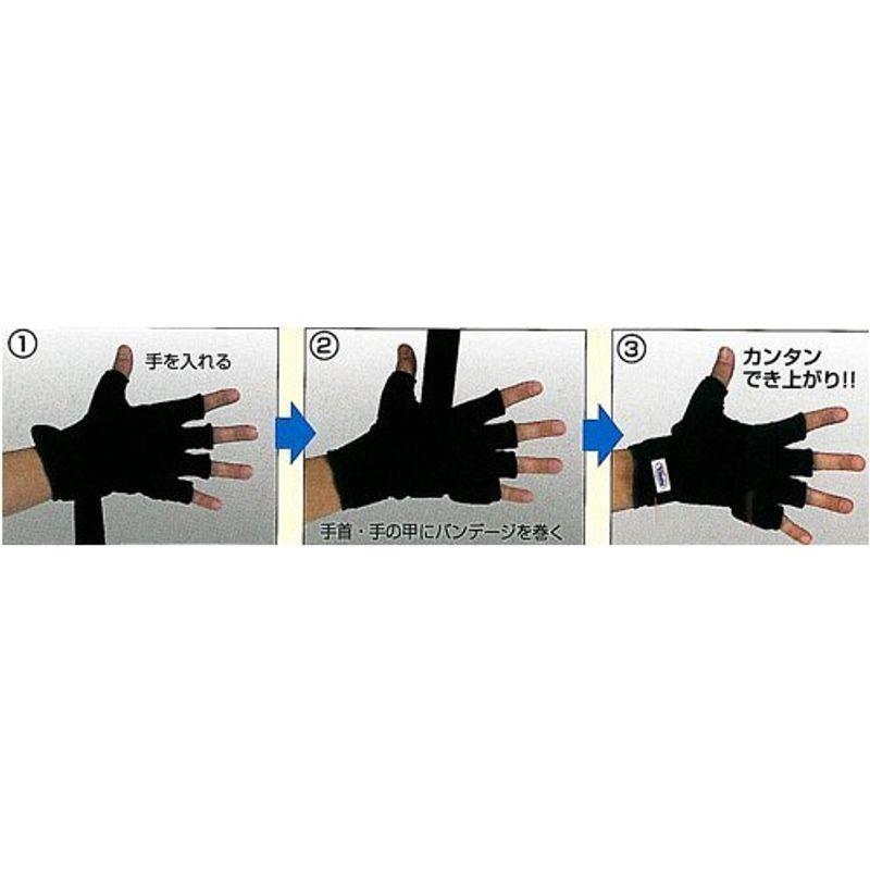 ウイニング かんたんバンテージ ブラック レギュラー 洗濯機丸洗いOK