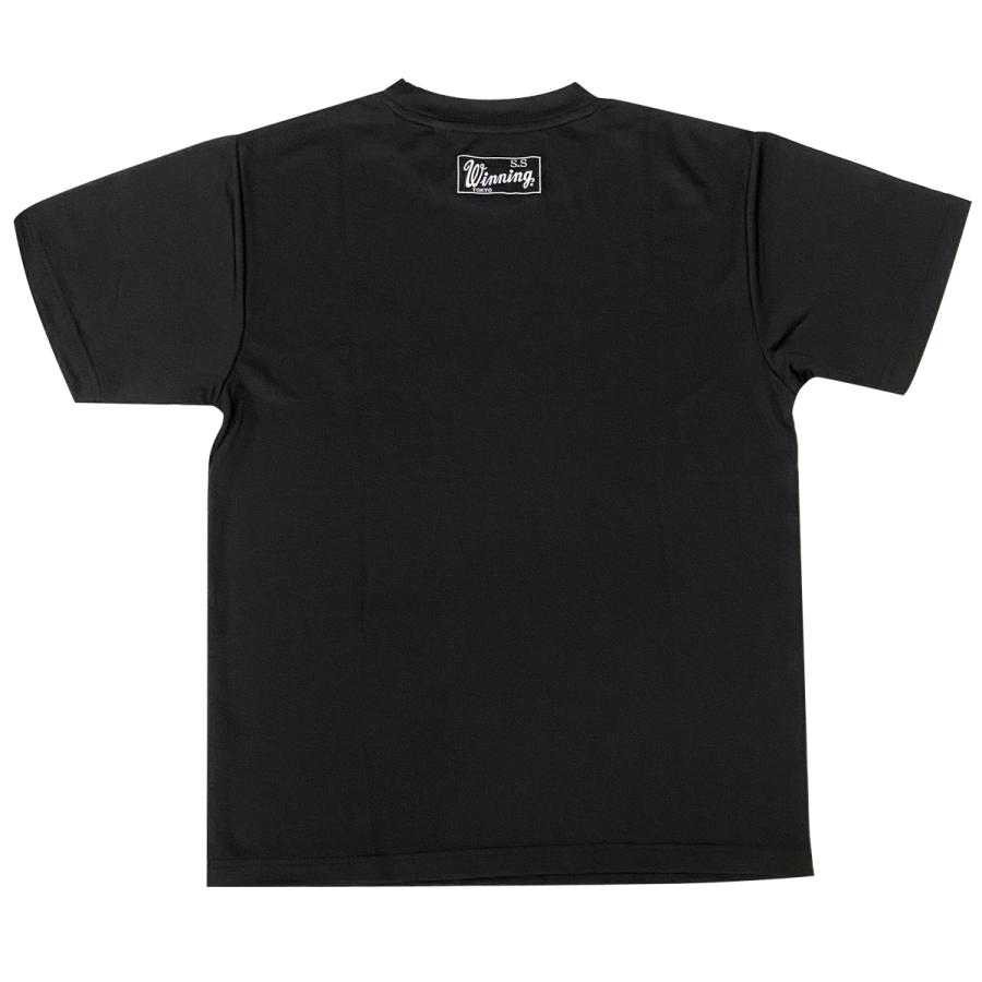 ウイニング ロゴ ドライ Tシャツ ブラック/S AP-01 ボクシング 練習