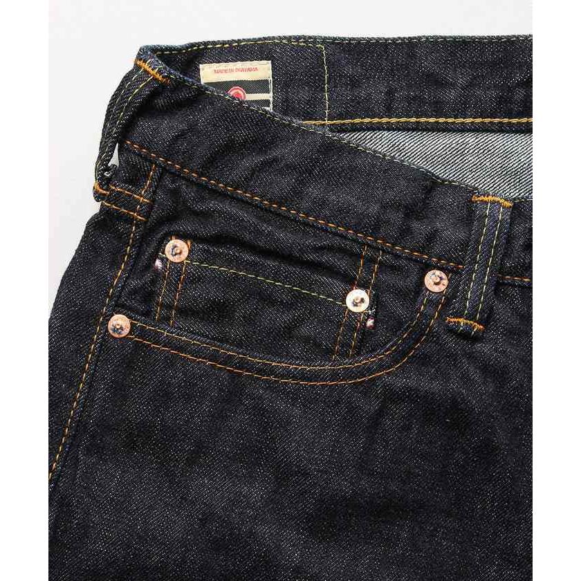 出陣デニム ジップフライ ナローテーパード 15.7oz 特濃インディゴ 0106spz MOMOTARO JEANS 桃太郎ジーンズ 岡山 児島 日本製 ジンバブエ｜plustokageya｜12