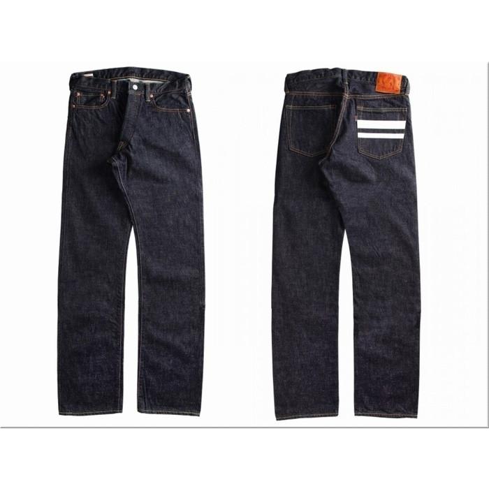 出陣デニム ジップフライ スリムストレート 15.7oz 特濃インディゴ 0206spz MOMOTARO JEANS 桃太郎ジーンズ 岡山 児島 日本製 ジンバブエ｜plustokageya｜02