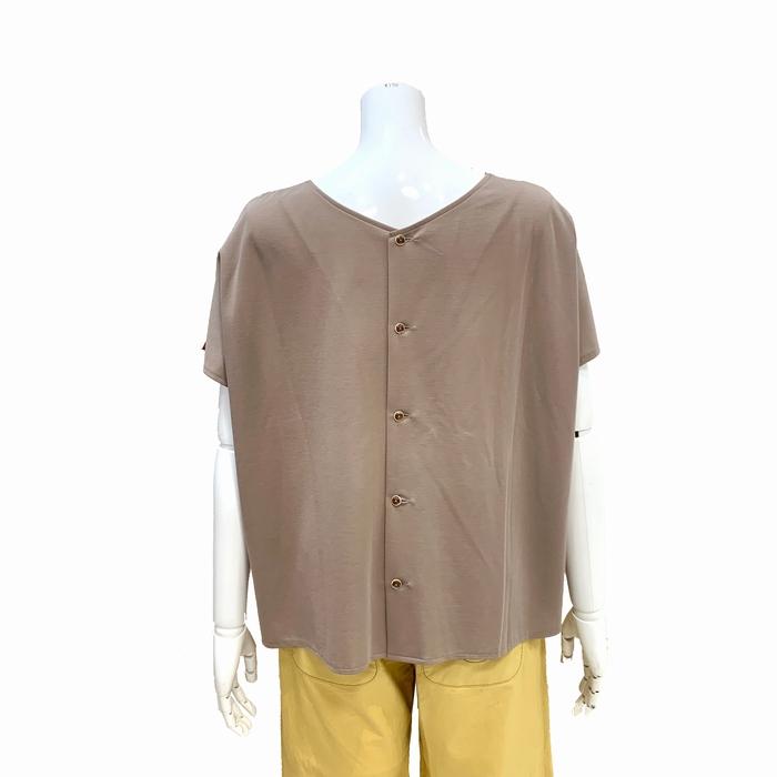 2wayチェックブラウス 日本製 boutique nicole ブティックニコル 0261 
