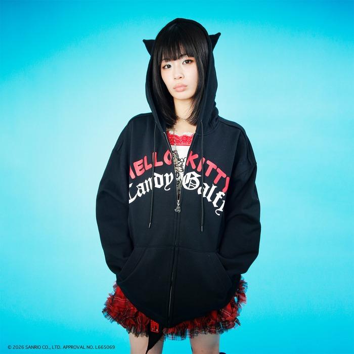 GALFY（ガルフィー） ジップアップパーカー 仲子パーカー 耳付き