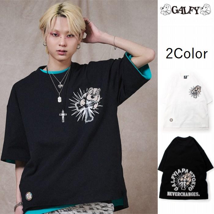 GALFY（ガルフィー） 半袖Tシャツ おしゃぶり ワンワン Tee 十字架