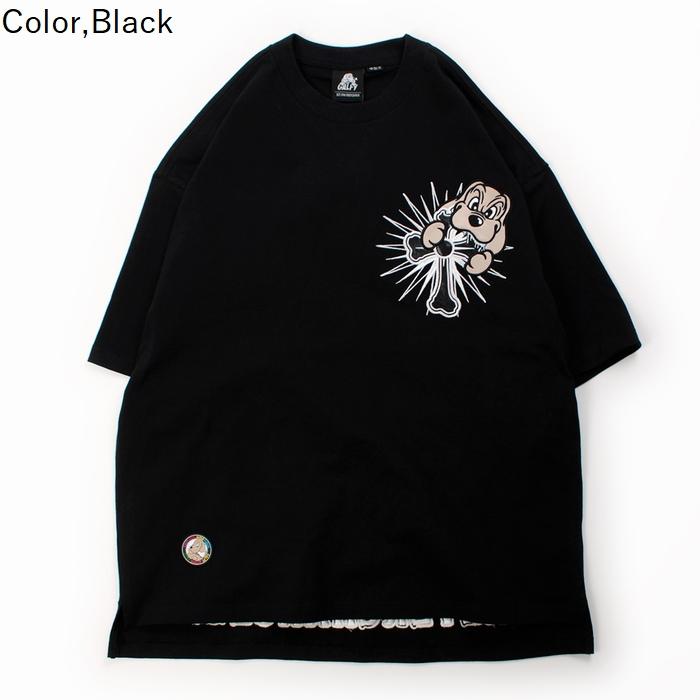 GALFY（ガルフィー） 半袖Tシャツ おしゃぶり ワンワン Tee 十字架