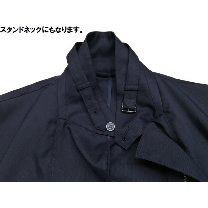 ジャケット 2WAYスタイル スタンドカラー テーラードカラー 2