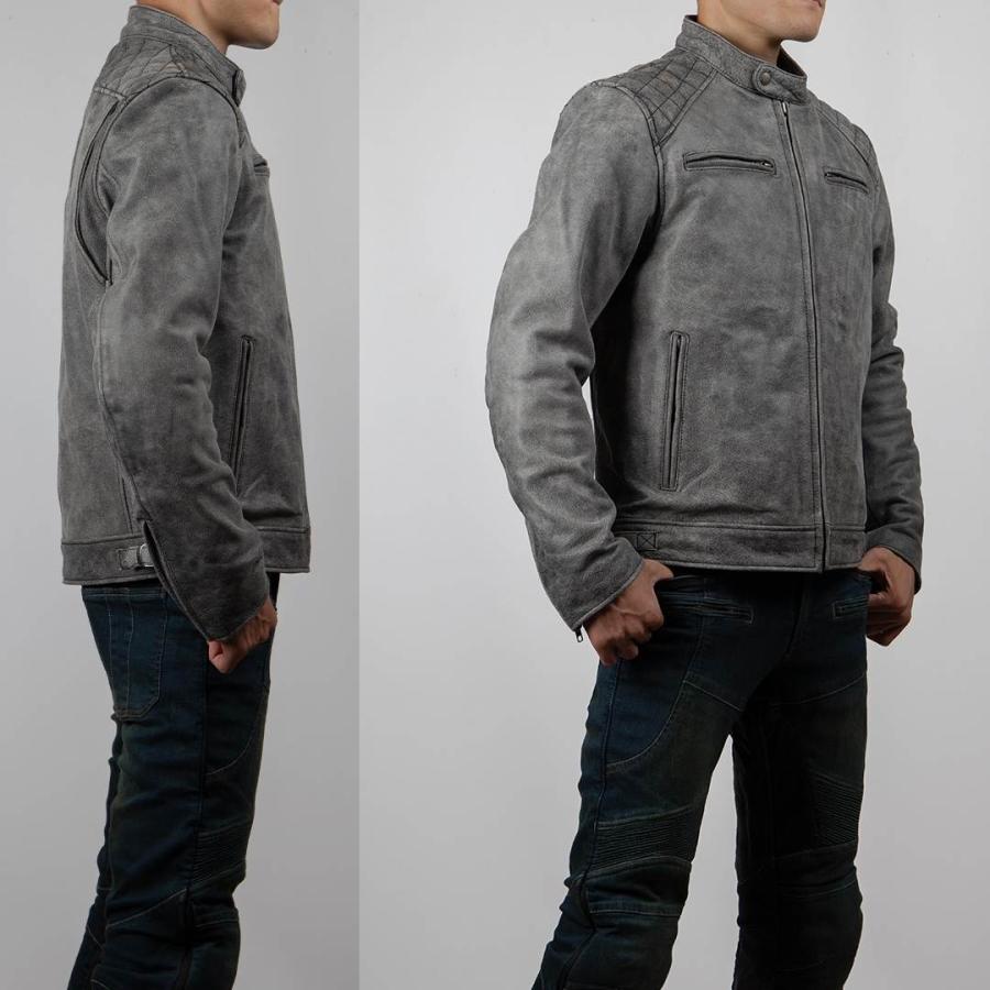 バッファローレザー モーターサイクルジャケット ＸＬ　バイク　 本革 レザー DEGNER（デグナー） 本革ジャケット バッファロー革 牛革 レザー