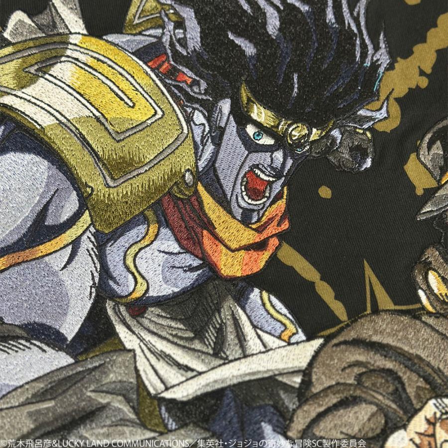 ジョジョの奇妙な冒険 ストーンオーシャン 漫画 空条承太郎 紺 半袖 tシャツ ジョジョの奇妙な冒険 ストーンオーシャン 漫画 空条承太郎 紺