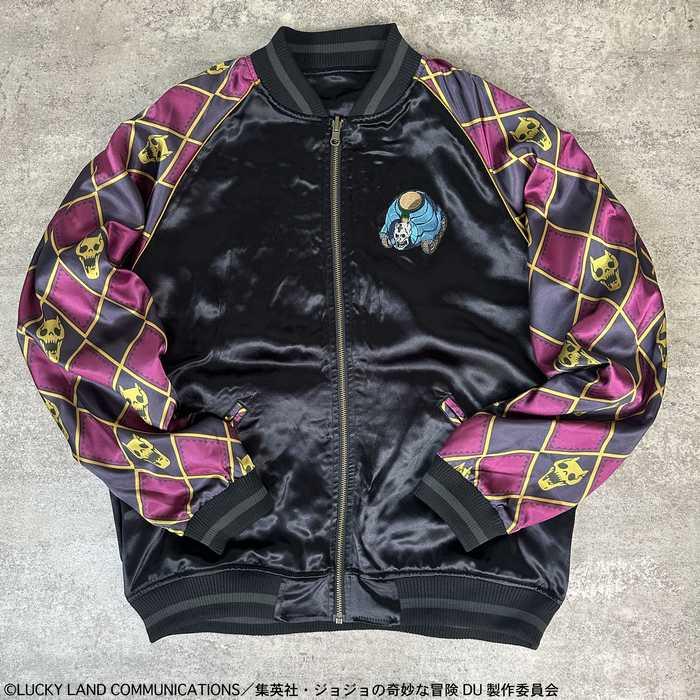 ジョジョ　ダイヤモンドは砕けない　キラークイーンスカジャン 3L ジョジョ ダイヤモンドは砕けない キラークイーン 刺繍スカジャン