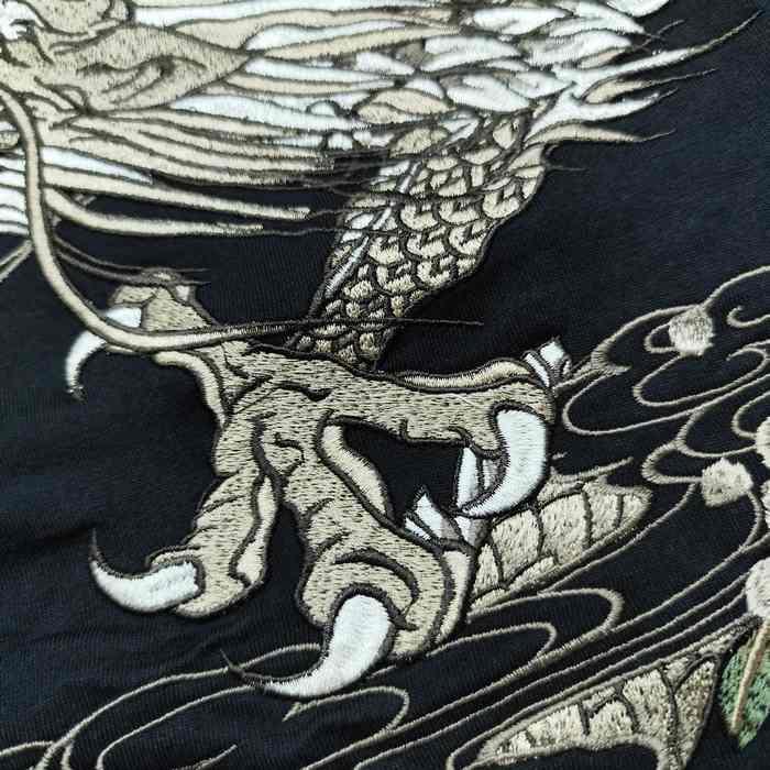 PLEATS PLEASE 98s ドラゴン 中国 龍 虎 トップス カットソー ミニスカーフ s.Oliven ドラゴン龍- soracoya（空小屋）