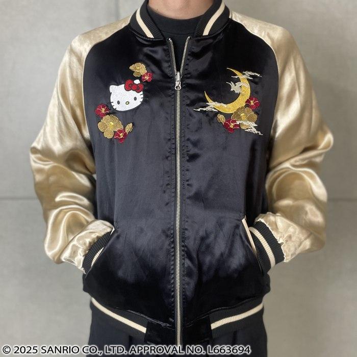 絡繰魂 スカジャン ハローキティ NIPPON リバーシブル スーベニア