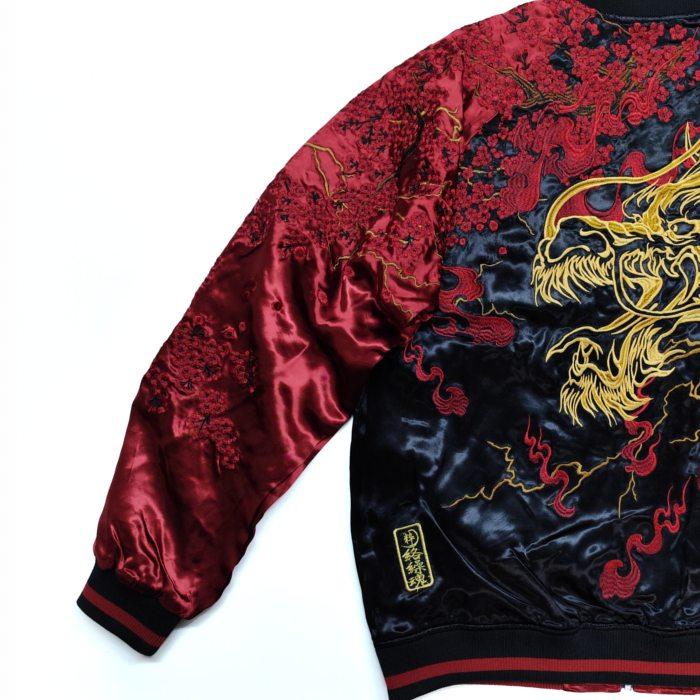 龍桜 スカジャン スーベニアジャケット リバーシブル 阿修羅 豪華刺繍 龍桜 スカジャン スーベニアジャケット リバーシブル 阿修羅 豪華刺繍